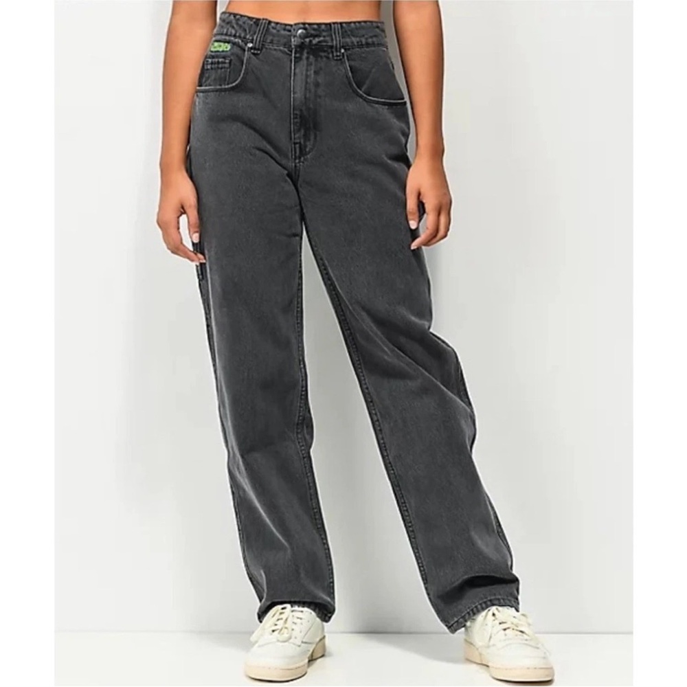 Empyre Tori Skate Jeans in a charcoal wash size 2.